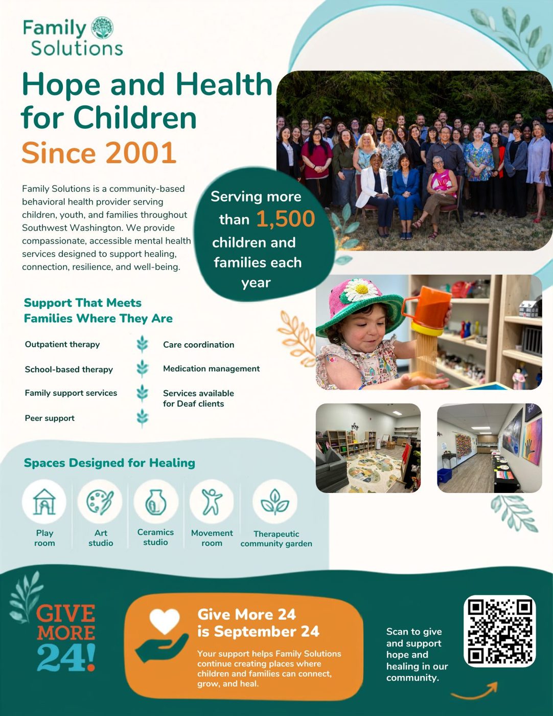 Family Solutions Give More 24 flyer